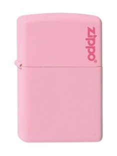 Zippo Pink mat met Zippo logo